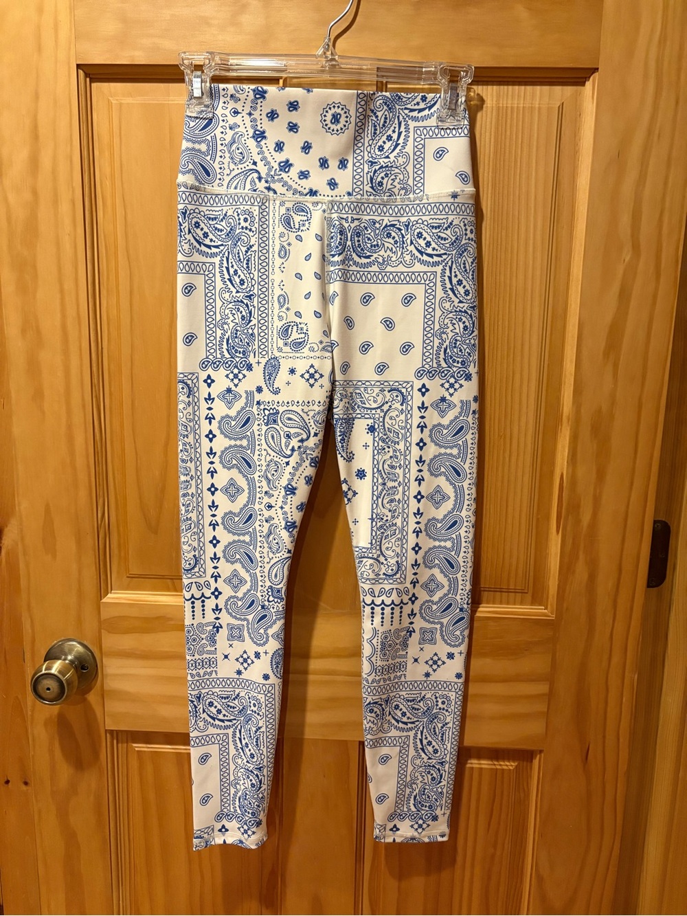 Z Supply activewear leggings blue white women’s M